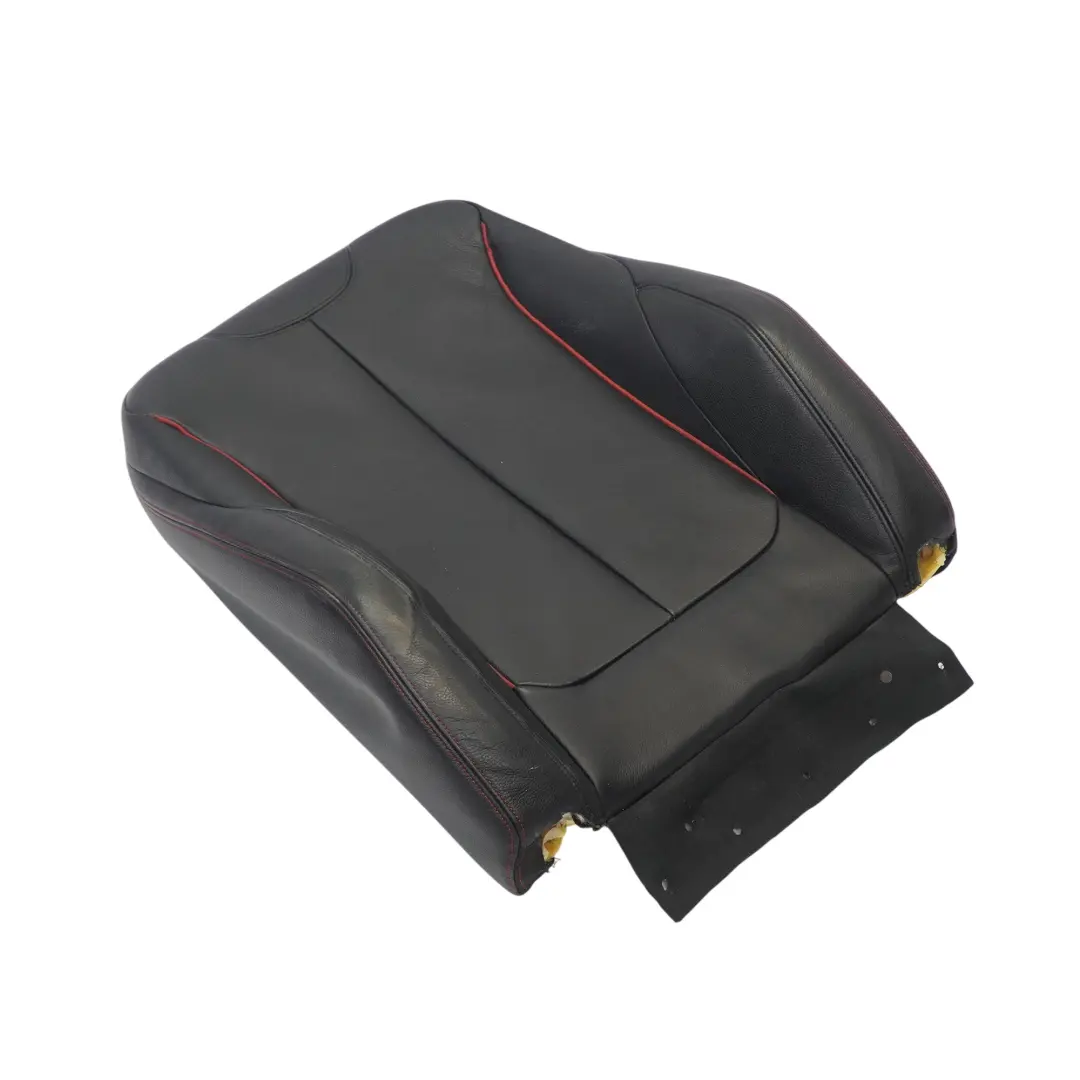 BMW F20 F30 Rückenlehnenbezug vorne rechts Sportsitz Schwarz Rot Leder Dakota - SKU 7295144 - Teilenummer 7295144