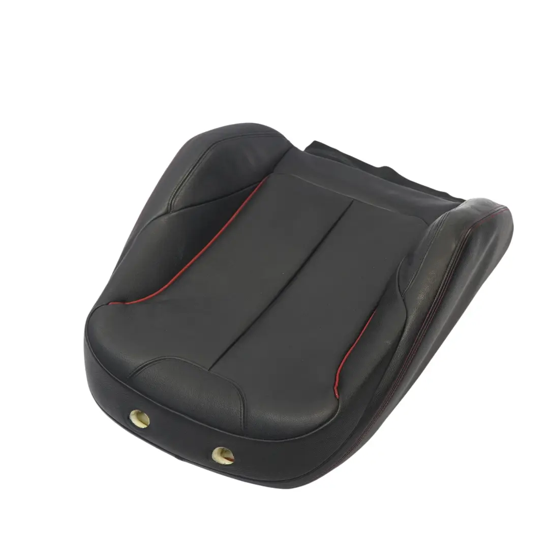 Funda Respaldo Delantero Derecho Asiento Deportivo Negro Rojo Cuero para BMW F20 F30 con número de pieza 7295144 BMW F20 F30 Funda Respaldo Delantero Derecho Asiento Deportivo Negro Rojo Cuero - SKU 7295144 - Número de pieza 7295144