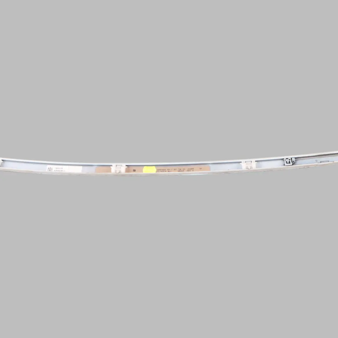 BMW F22 Roof Moulding Right O/S Gutter Rail Trim Alpinweiss Alpine White 3 - 300 - SKU 7307736-AW - Part number 7307736