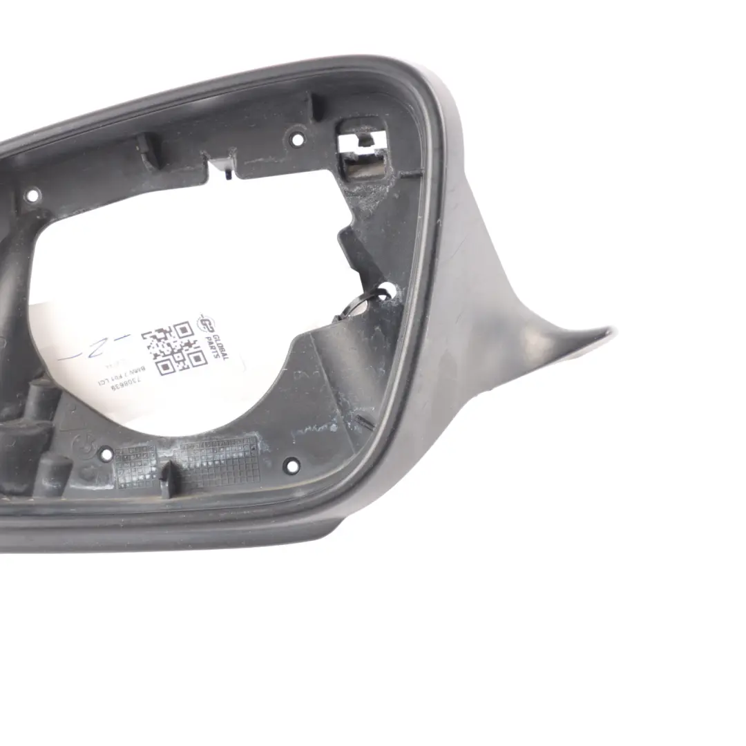 Wing Mirror Ring BMW F10 F12 F01 F02 LCI Supporting Frame Left N/S Black to with Part number 7308639 Wing Mirror Ring BMW F10 F12 F01 F02 LCI Supporting Frame Left N/S Black - SKU 7308639 - Part number 7308639