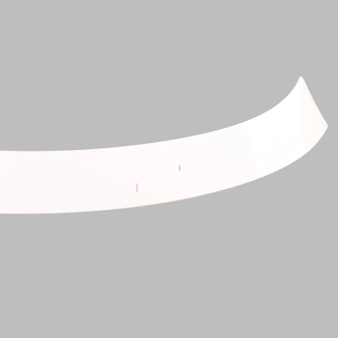 BMW F34 GT Rear Upper Tailgate Spoiler Blade Trim Alpinweiss White - 300 - SKU 7310752-AW - Part number 7310752