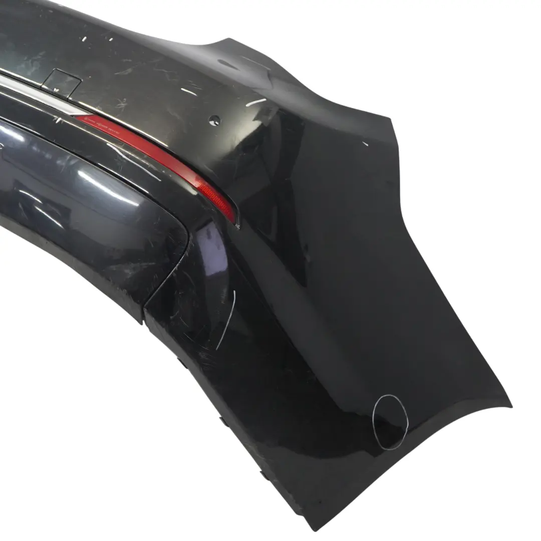 BMW F01 LCI Rear Bumper Trim Panel Cover Black Sapphire Metallic - 475 - SKU 7311354-BS - Part number 7311354