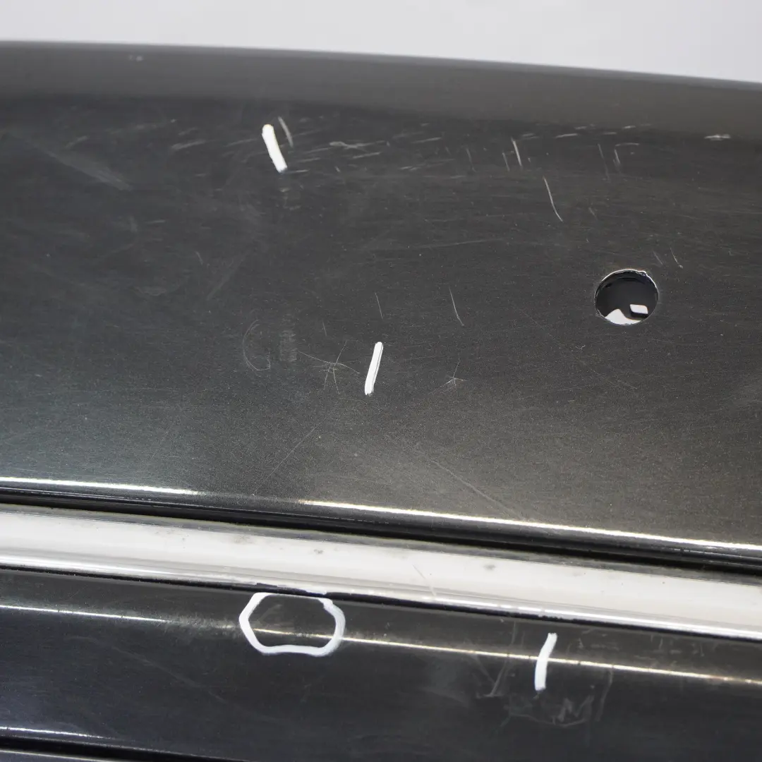 Bumper Trim Panel Cover Black Sapphire Metallic - 475 to BMW F01 LCI Rear with Part number 7311354 BMW F01 LCI Rear Bumper Trim Panel Cover Black Sapphire Metallic - 475 - SKU 7311354-BS - Part number 7311354