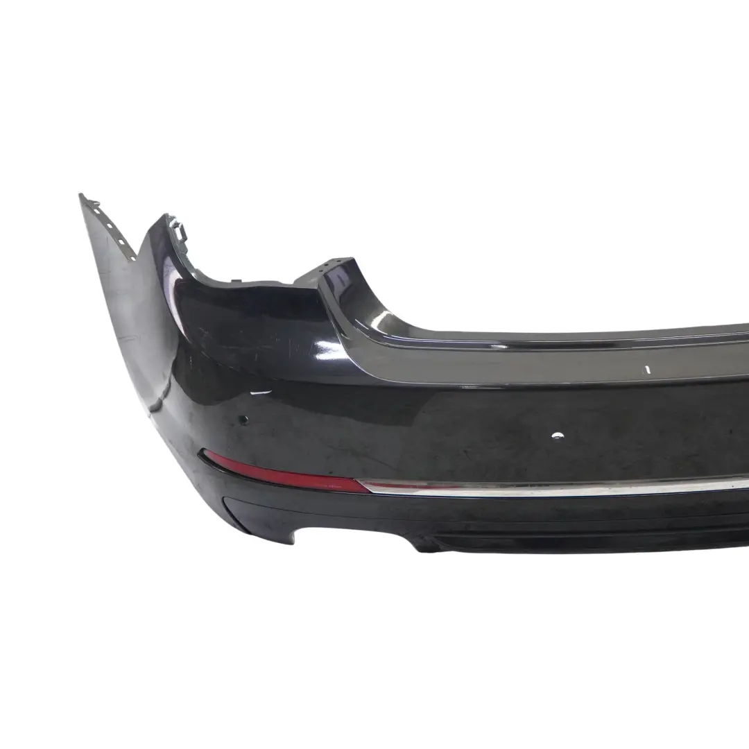 Bumper Trim Panel Cover Black Sapphire Metallic - 475 to BMW F01 LCI Rear with Part number 7311354 BMW F01 LCI Rear Bumper Trim Panel Cover Black Sapphire Metallic - 475 - SKU 7311354-BS - Part number 7311354