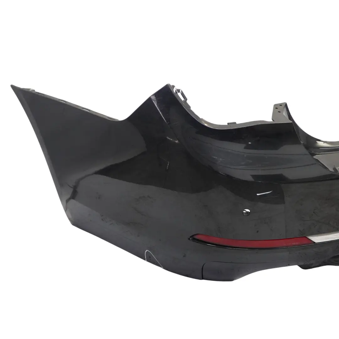 BMW F01 LCI Rear Bumper Trim Panel Cover Black Sapphire Metallic - 475 - SKU 7311354-BS - Part number 7311354