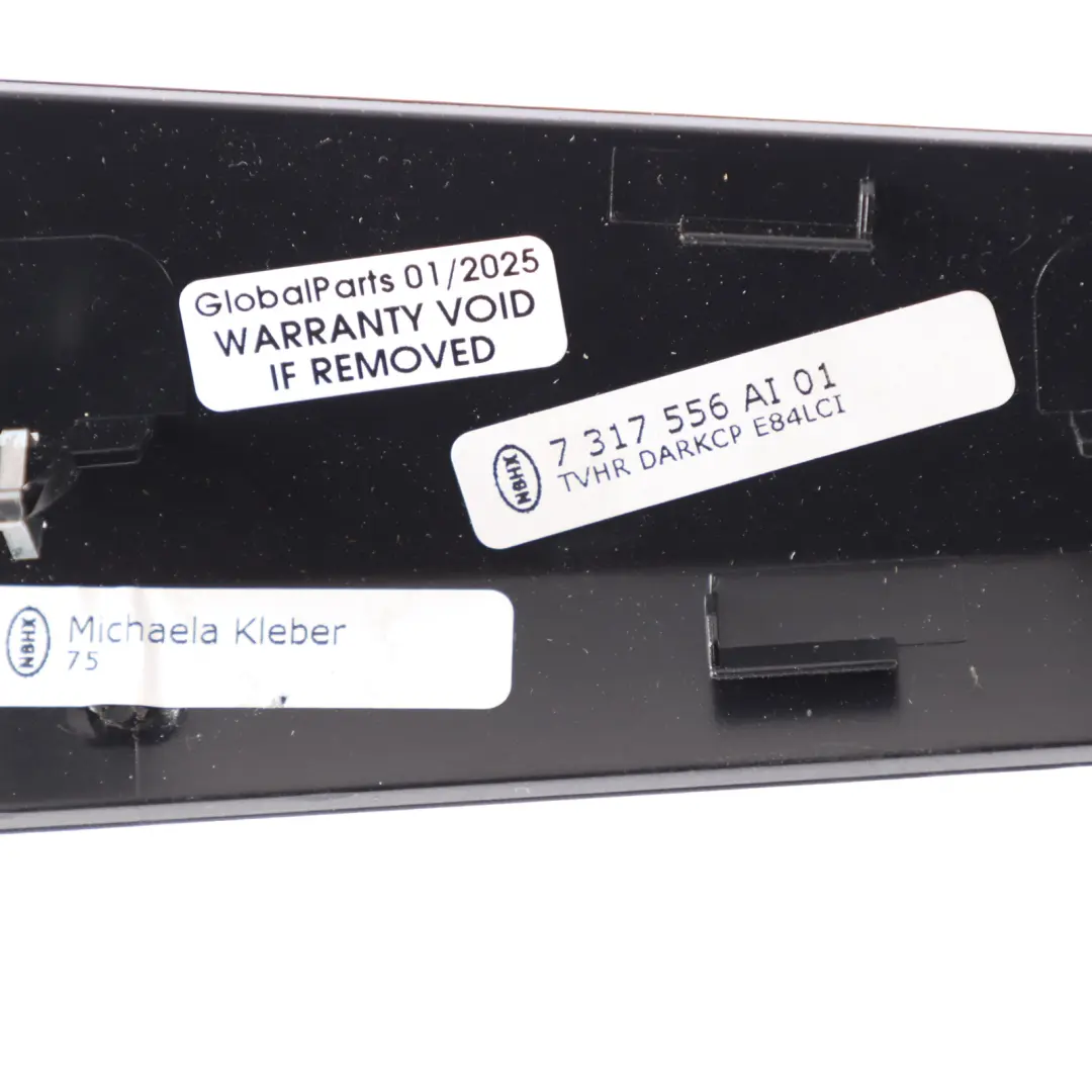 BMW X1 E84 Embellecedor Puerta Panel Delantero Derecho Brillo Marrón - SKU 7317556 - Número de pieza 7317556