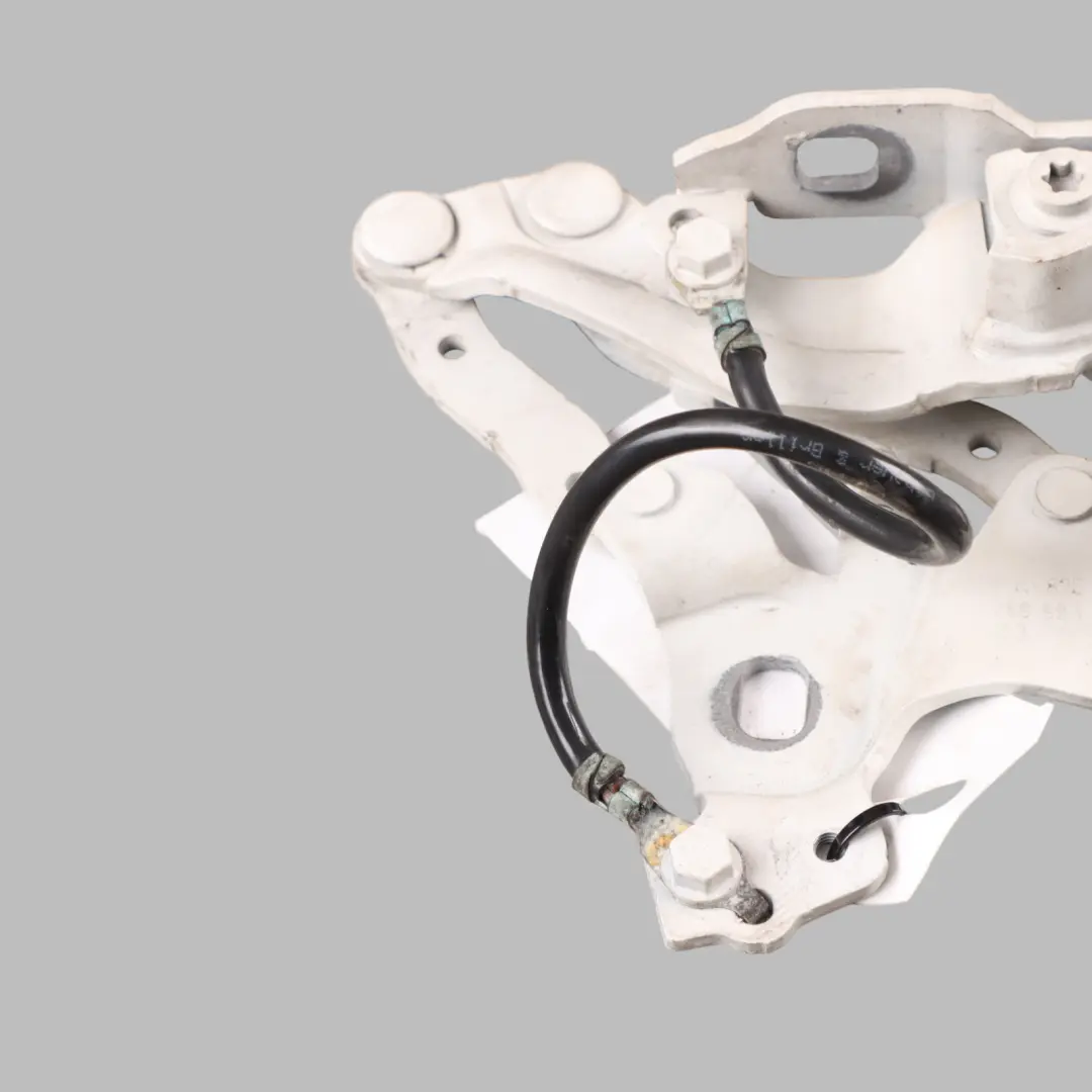 Hood Hinge Left N/S Bonnet Alpinweiss 3 White - 300 to BMW E82 E88 Engine with Part number 7325869 BMW E82 E88 Engine Hood Hinge Left N/S Bonnet Alpinweiss 3 White - 300 - SKU 7325869-AW - Part number 7325869