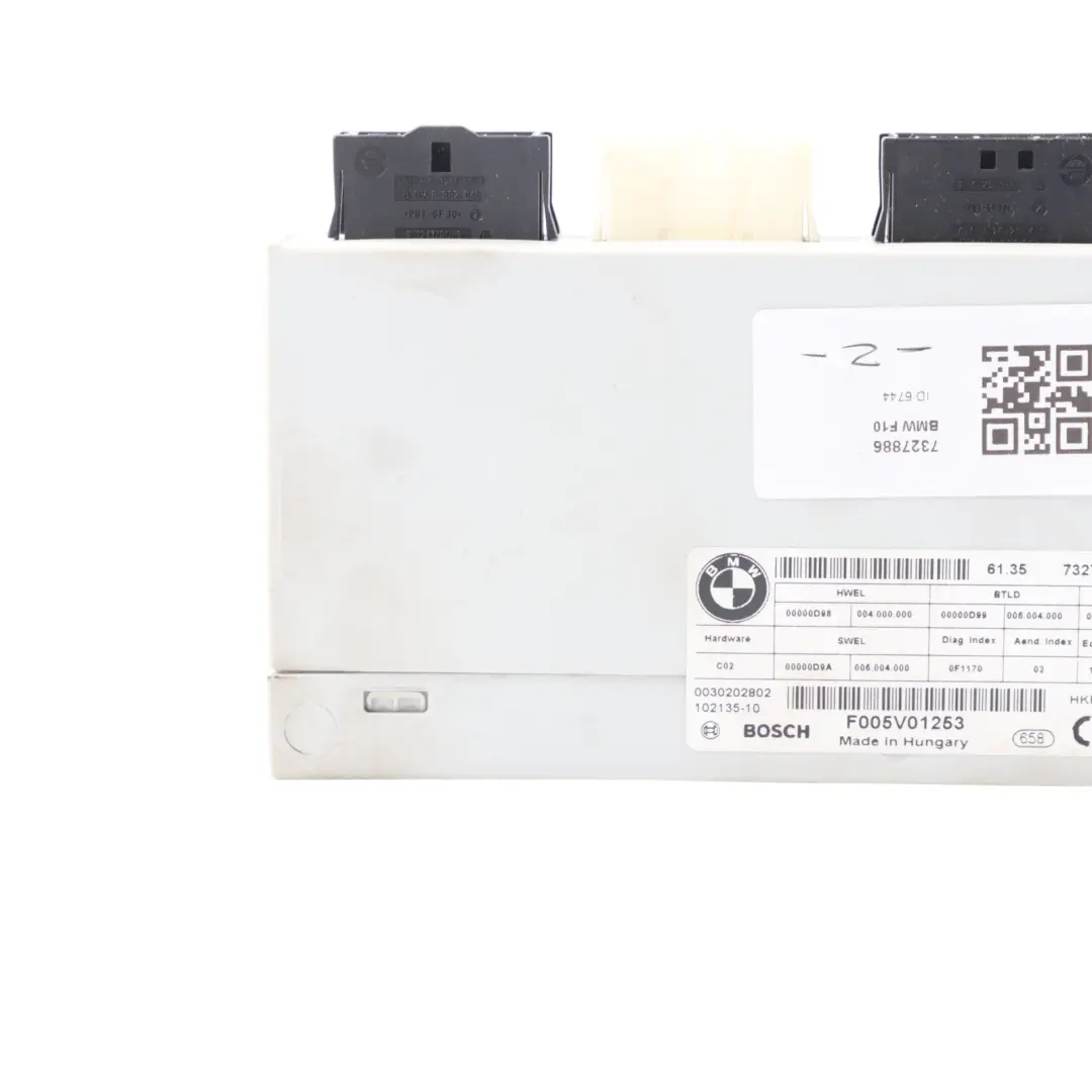 Modulo Portellone Posteriore BMW F01 F10 Controllo Coperchio Bagagliaio per con numero di parte 7327886 Modulo Portellone Posteriore BMW F01 F10 Controllo Coperchio Bagagliaio - SKU 7327886 - Numero di parte 7327886