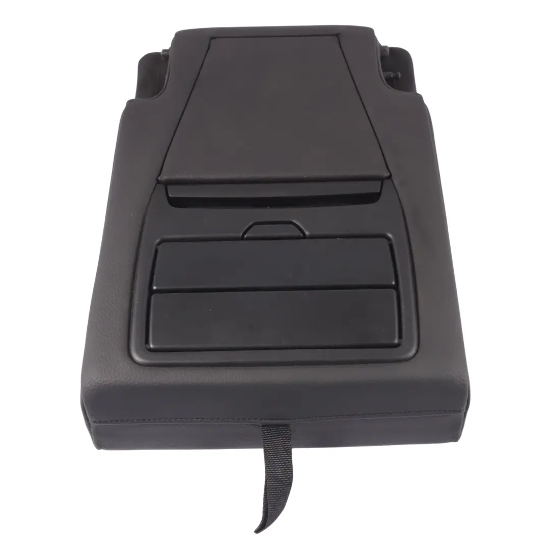 Armrest BMW X5 F15 X6 F16 Rear Seat Centre Arm Rest Leather Dakota Black to Rear with Part number 7330536 Rear Armrest BMW X5 F15 X6 F16 Rear Seat Centre Arm Rest Leather Dakota Black - SKU 7330536-1 - Part number 7330536
