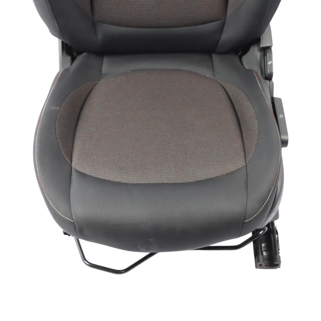 Mini Cooper F60 Front Left N/S Cloth Heated Seat Fabric Firework Carbon Black - SKU 7344583-5 - Part number 7344583