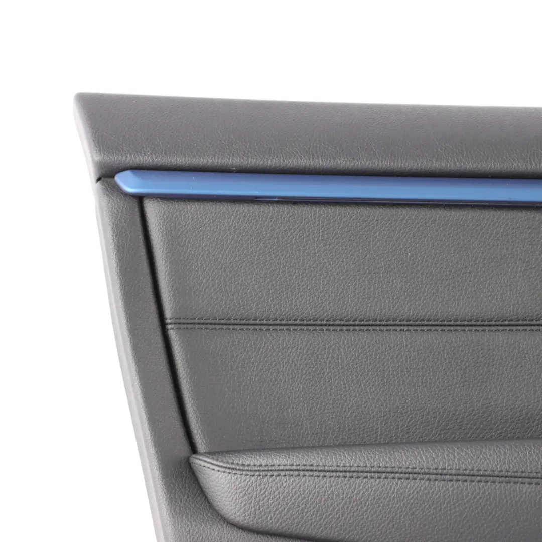 Door Card Front Left N/S Lining Trim Panel Black Leather to BMW F36 LCI with Part number 7347161 BMW F36 LCI Door Card Front Left N/S Lining Trim Panel Black Leather - SKU 7347161-3 - Part number 7347161