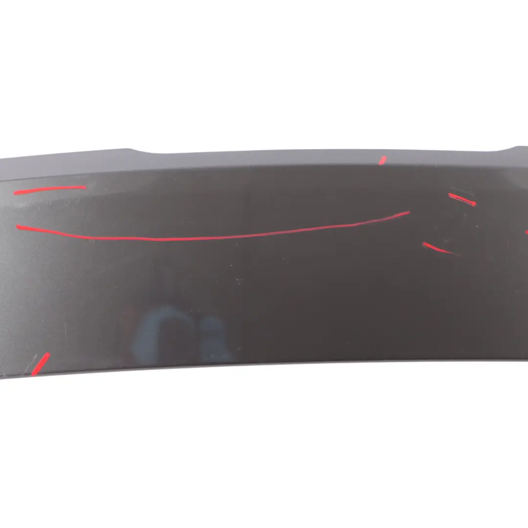 Spoiler Upper Trunk Lid Panel Mountain Grey - 787 to BMW F46 Gran Tourer Rear with Part number 7349448 BMW F46 Gran Tourer Rear Spoiler Upper Trunk Lid Panel Mountain Grey - 787 - SKU 7349448-MG - Part number 7349448