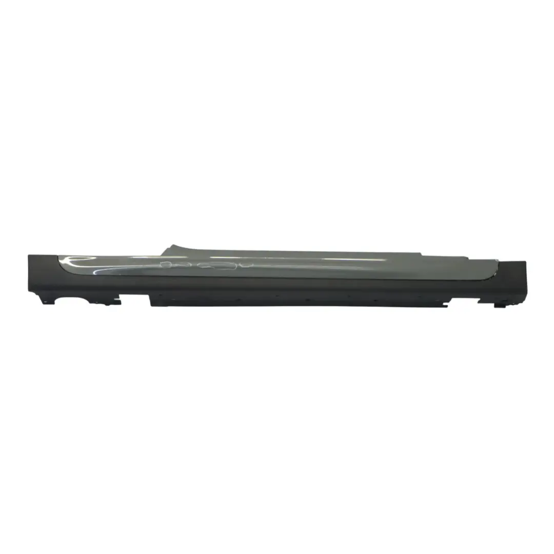 Mini F56 Side Skirt Right O/S JCW Sill Cover Rocker Moonwalk Grey Metallic - B71 - SKU 7352152-MGM - Part number 7352152