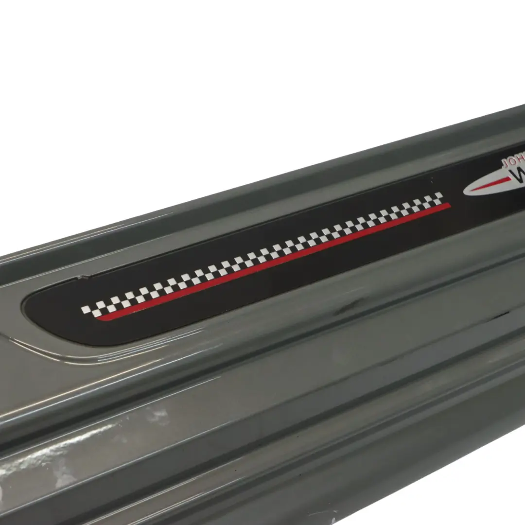 Side Skirt Right O/S JCW Sill Cover Rocker Moonwalk Grey Metallic - B71 to Mini F56 with Part number 7352152 Mini F56 Side Skirt Right O/S JCW Sill Cover Rocker Moonwalk Grey Metallic - B71 - SKU 7352152-MGM - Part number 7352152