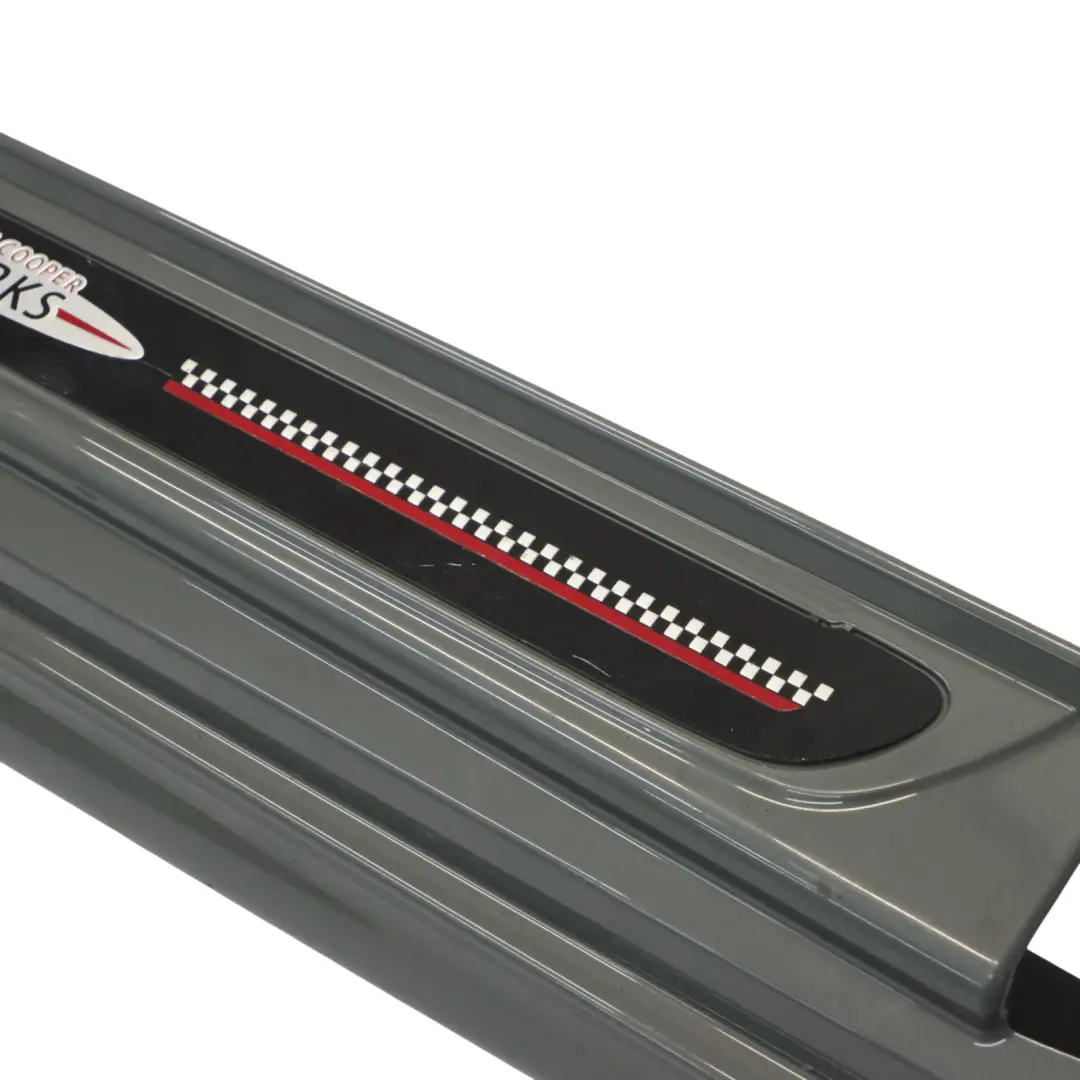 Mini F56 Side Skirt Right O/S JCW Sill Cover Rocker Moonwalk Grey Metallic - B71 - SKU 7352152-MGM - Part number 7352152