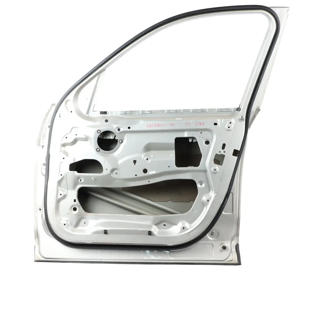 Door Front Right O/S Mineralsilber Silver Metallic - A14 to BMW X3 F25 with Part number 7355804 BMW X3 F25 Door Front Right O/S Mineralsilber Silver Metallic - A14 - SKU 7355804-MS - Part number 7355804
