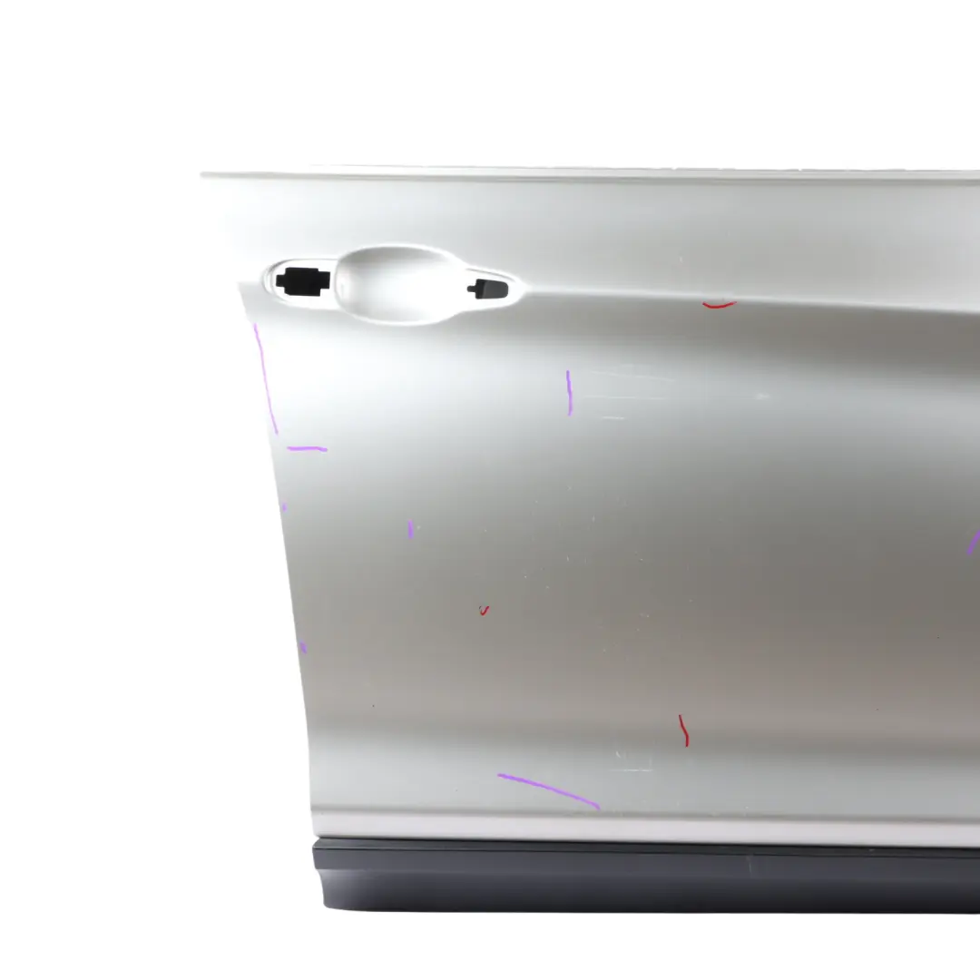 Door Front Right O/S Mineralsilber Silver Metallic - A14 to BMW X3 F25 with Part number 7355804 BMW X3 F25 Door Front Right O/S Mineralsilber Silver Metallic - A14 - SKU 7355804-MS - Part number 7355804