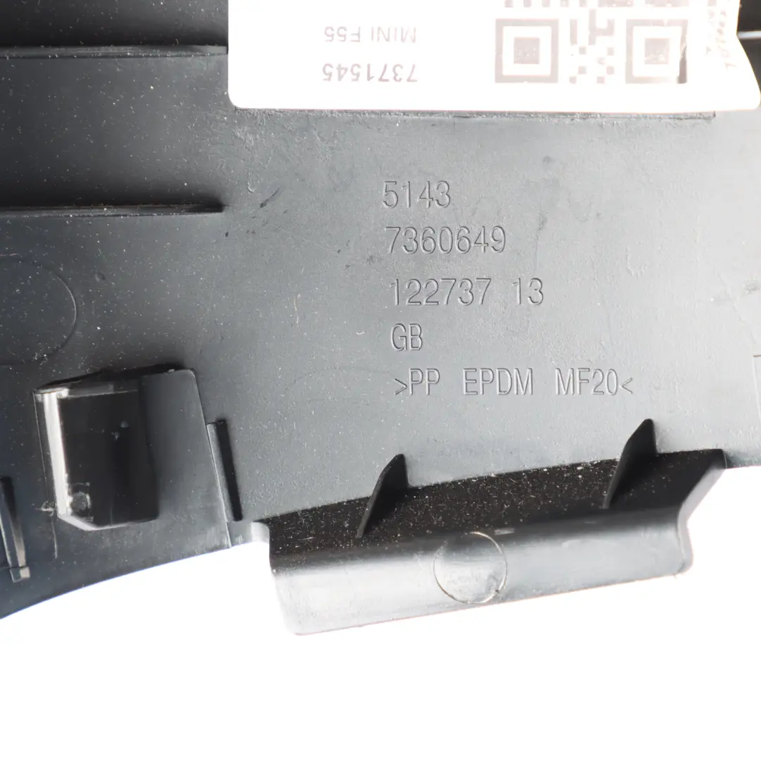 Trim Column D Left N/S Black to Mini F55 Cover with Part number 7371545 Mini F55 Cover Trim Column D Left N/S Black - SKU 7371545 - Part number 7371545