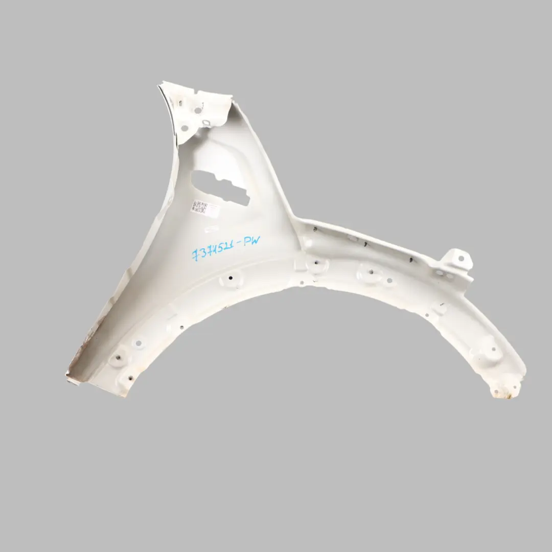 Mini F55 F56 Panneau latéral avant gauche Aile Pepper White - 850 - SKU 7374521-PW1 - Numéro de pièce 7374521