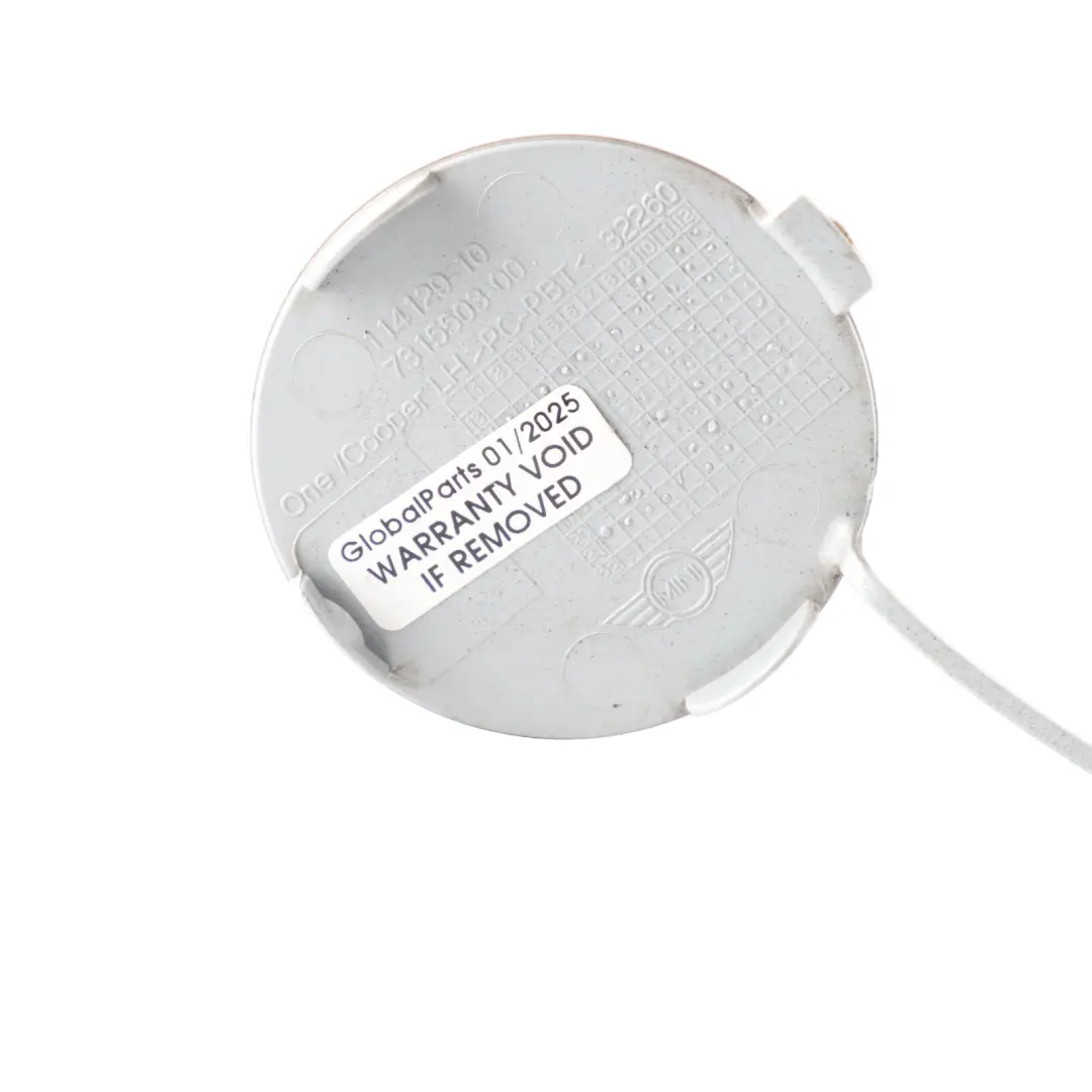 Mini F56 F57 Heckstoßstange Abdeckung Klappe Abschleppöse Links Schwarz - A94 - SKU 7380011-MNB - Teilenummer 7380011