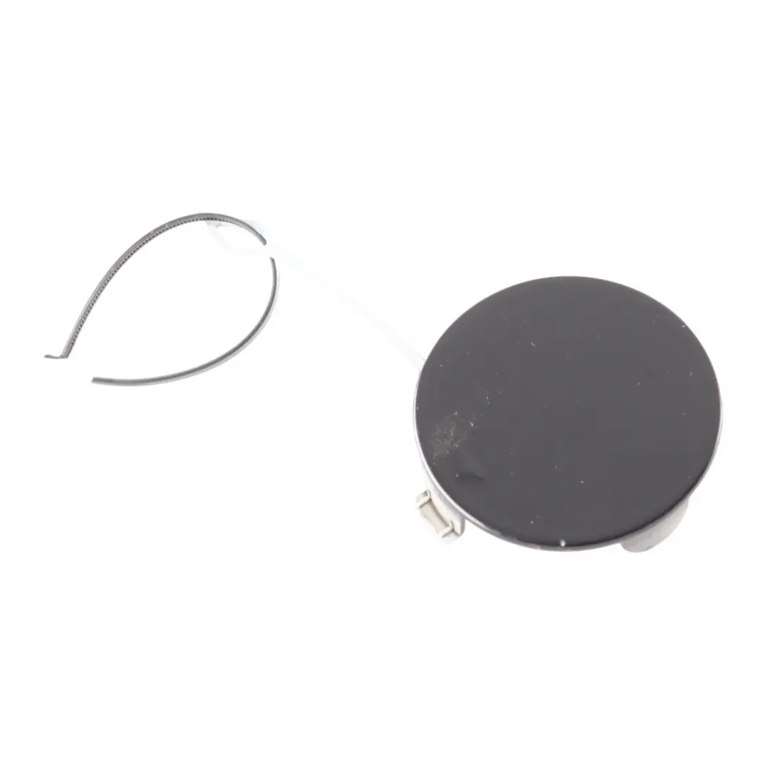 Mini F56 Rear Bumper Towing Eye Hook Flap Cover Midnight Black - A94 7315504 - SKU 7380012-MNB - Part number 7380012