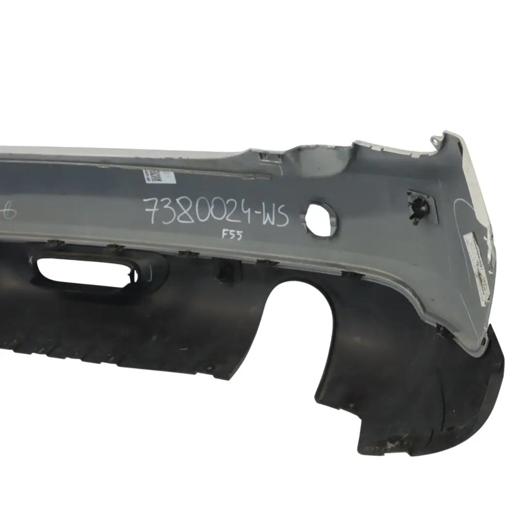 Mini F55 Rivestimento pannello paraurti posteriore White Silver Metallic - A62 - SKU 7380024-WS - Numero di parte 7380024
