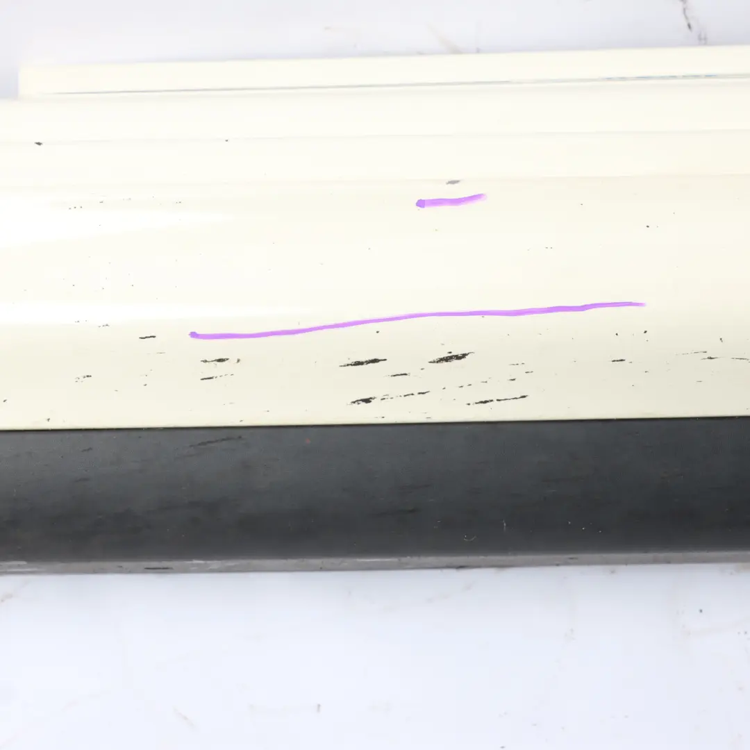 Side Skirt Left N/S JCW Sill Cover Rocker Panel Pepper White - 850 to Mini F55 with Part number 7381033 Mini F55 Side Skirt Left N/S JCW Sill Cover Rocker Panel Pepper White - 850 - SKU 7381033-PW - Part number 7381033