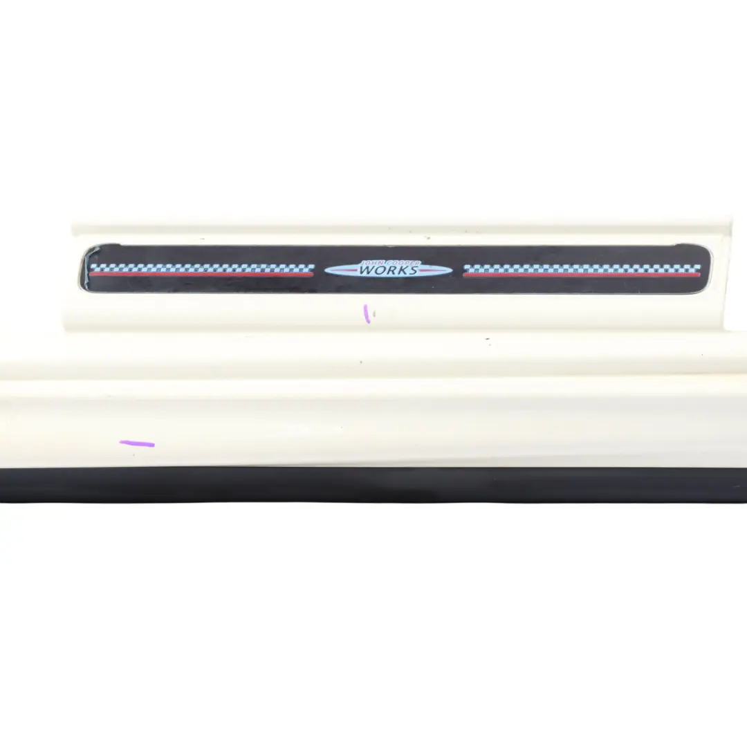 Mini F55 Side Skirt Right O/S JCW Sill Cover Rocker Panel Pepper White - 850 - SKU 7381034-PW - Part number 7381034
