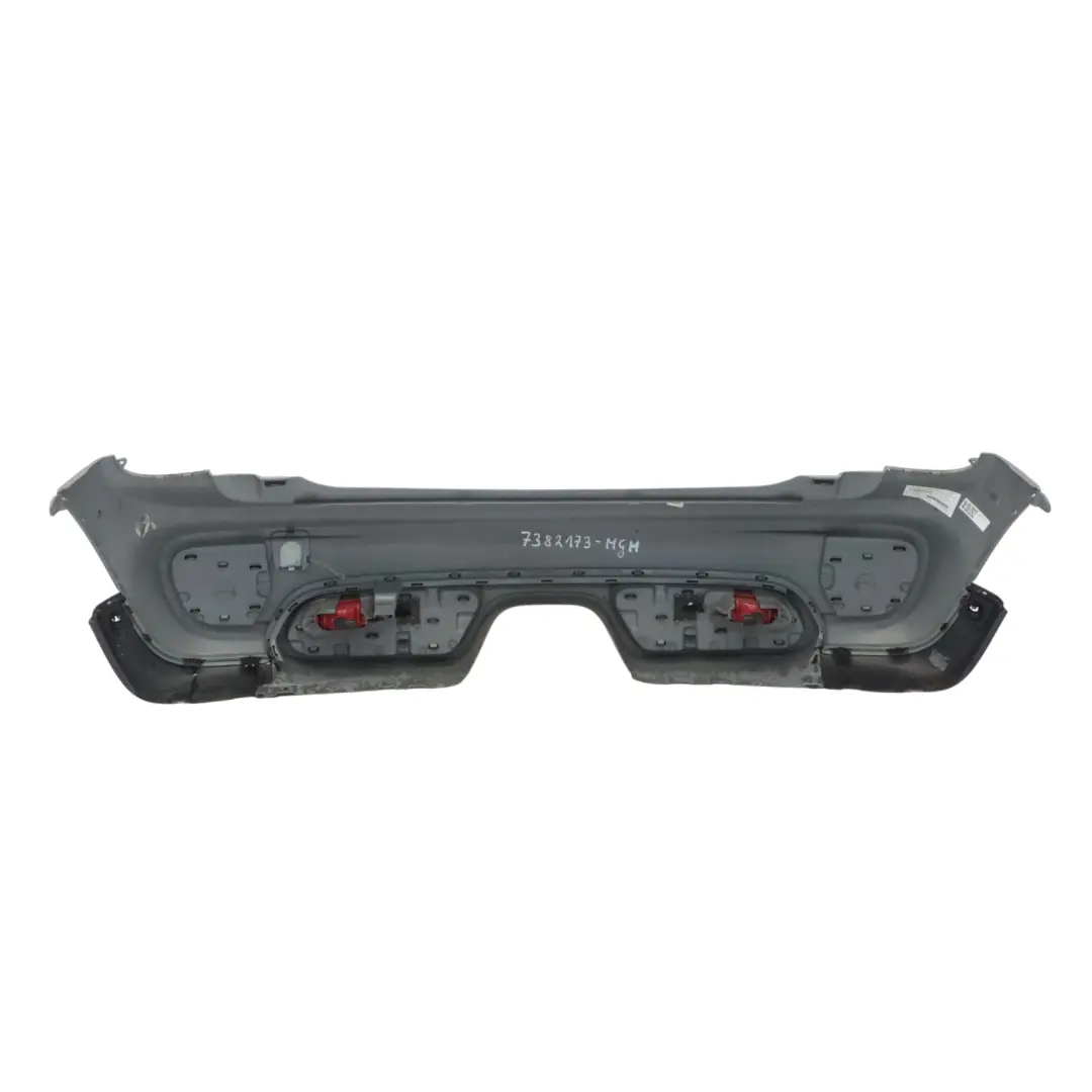 Mini F56 F57 Hintere Stoßstange JCW Zierleiste Abdeckung Moonwalk Grau - B71 - SKU 7382173-MGM - Teilenummer 7382173