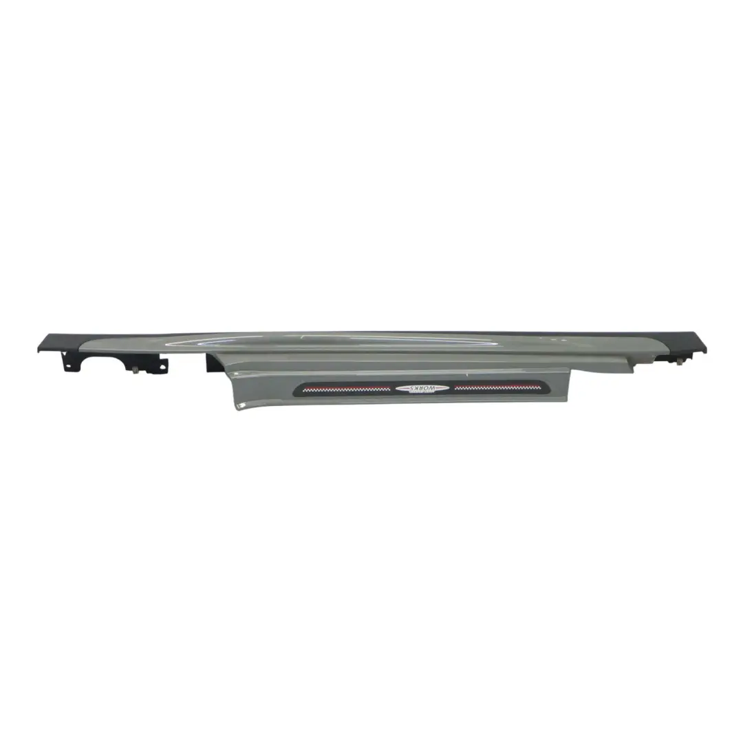 Mini F56 F57 Side Skirt Left N/S JCW Sill Cover Rocker Panel Moonwalk Grey - B71 - SKU 7382181-MGM - Part number 7382181