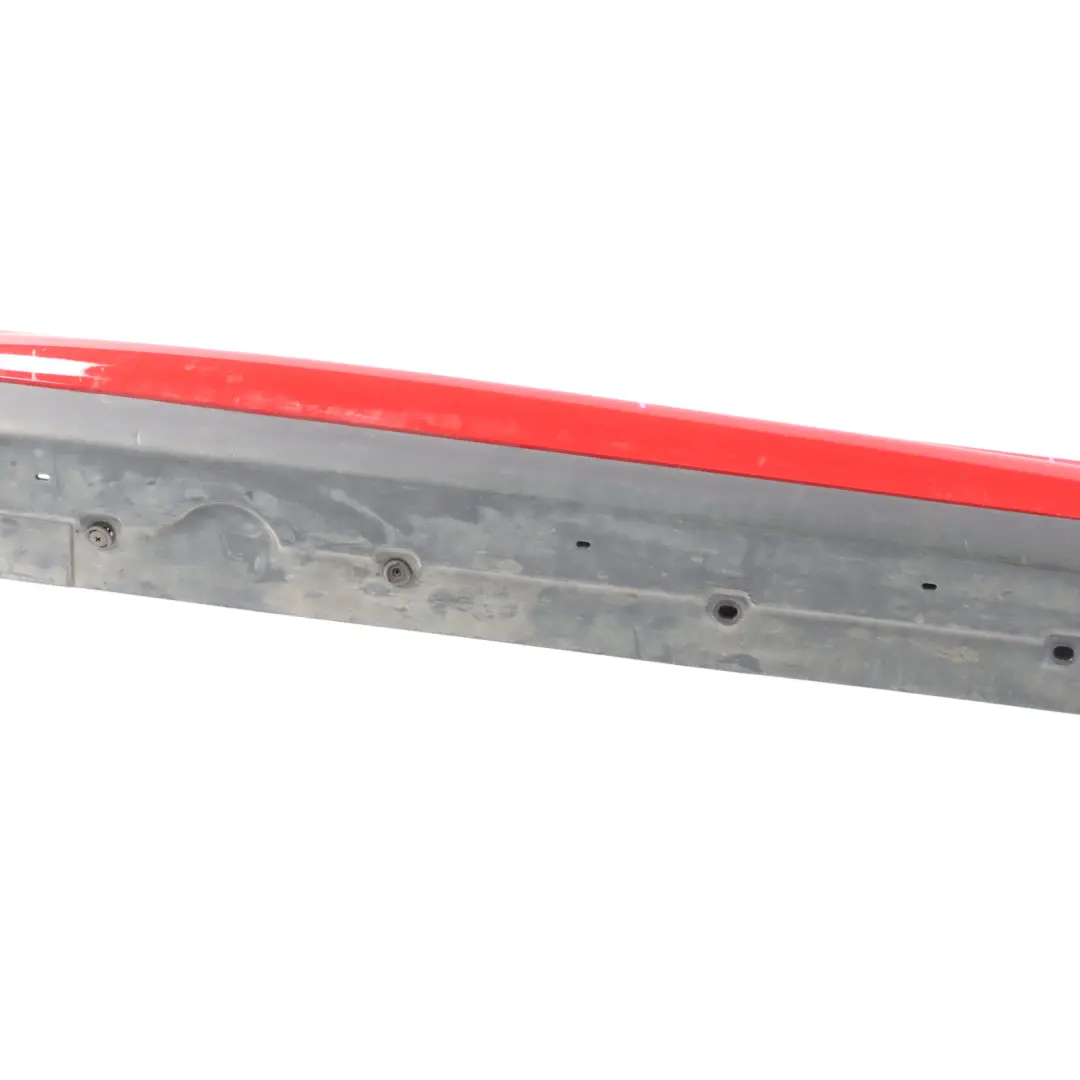 Mini F56 F57 Side Skirt Right O/S JCW Sill Cover Rocker Panel Chili Red - 851 - SKU 7382182-CHRED - Part number 7382182