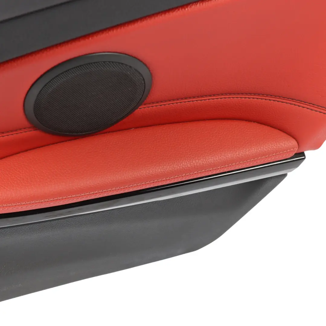 Lateral Trim Panel Rear Right O/S Side Cover Leather Black Red to BMW F32 with Part number 7389674 BMW F32 Lateral Trim Panel Rear Right O/S Side Cover Leather Black Red - SKU 7389674 - Part number 7389674