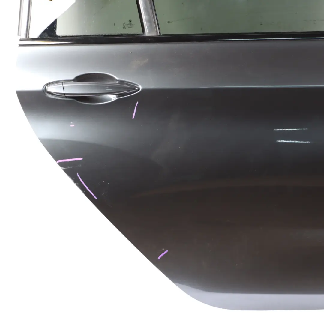 Door Rear Right O/S Mineralgrau Grey Metallic - B39 to BMW F46 Gran Tourer with Part number 7392326 BMW F46 Gran Tourer Door Rear Right O/S Mineralgrau Grey Metallic - B39 - SKU 7392326-MG - Part number 7392326
