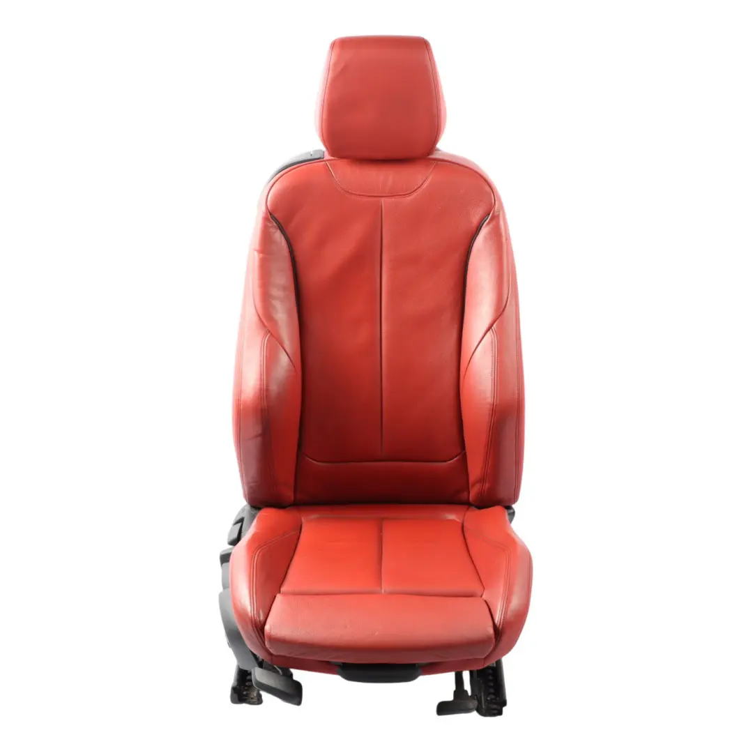Front Right O/S Heated Interior Leather Dakota Korall Red to BMW F21 Sport Seat with Part number 7392472 BMW F21 Sport Seat Front Right O/S Heated Interior Leather Dakota Korall Red - SKU 7392472-5 - Part number 7392472