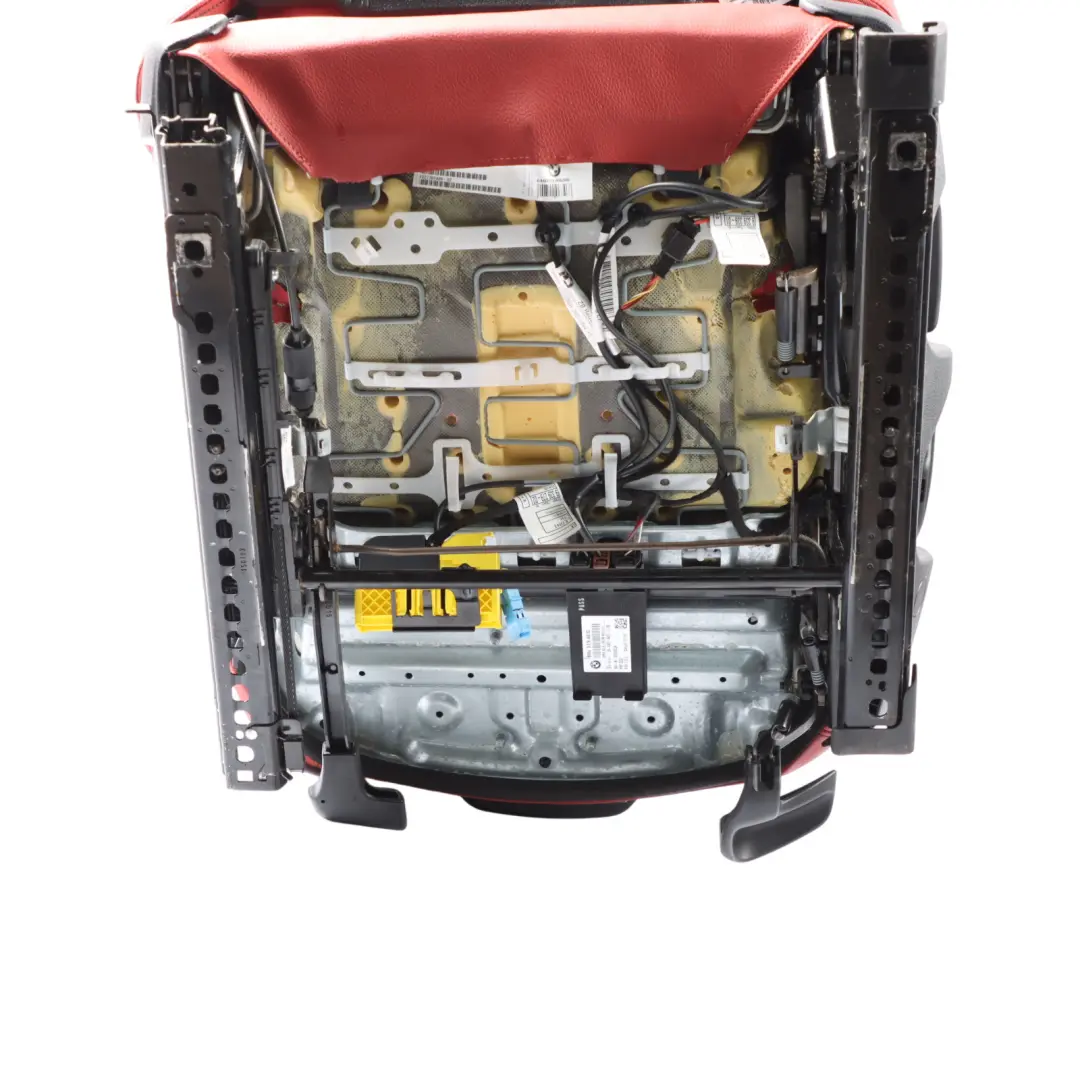 Front Right O/S Heated Interior Leather Dakota Korall Red to BMW F21 Sport Seat with Part number 7392472 BMW F21 Sport Seat Front Right O/S Heated Interior Leather Dakota Korall Red - SKU 7392472-5 - Part number 7392472