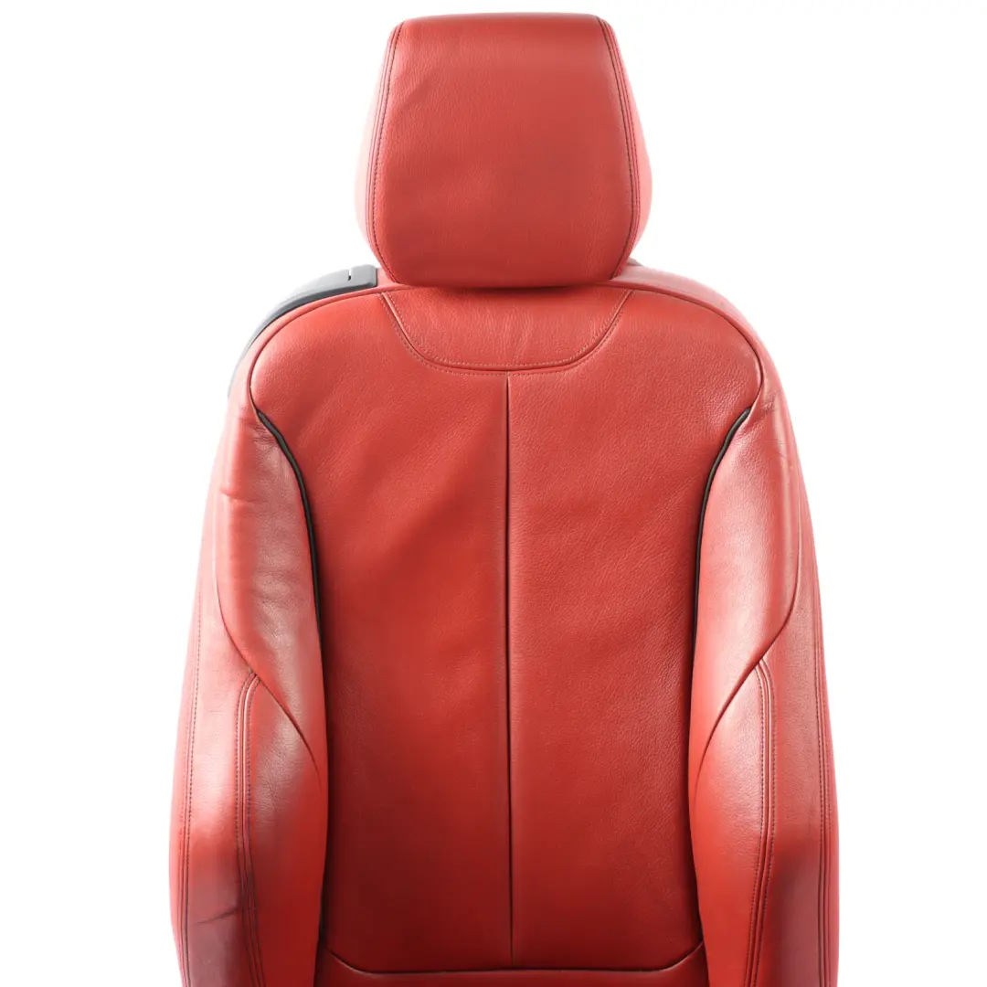 Front Right O/S Heated Interior Leather Dakota Korall Red to BMW F21 Sport Seat with Part number 7392472 BMW F21 Sport Seat Front Right O/S Heated Interior Leather Dakota Korall Red - SKU 7392472-5 - Part number 7392472