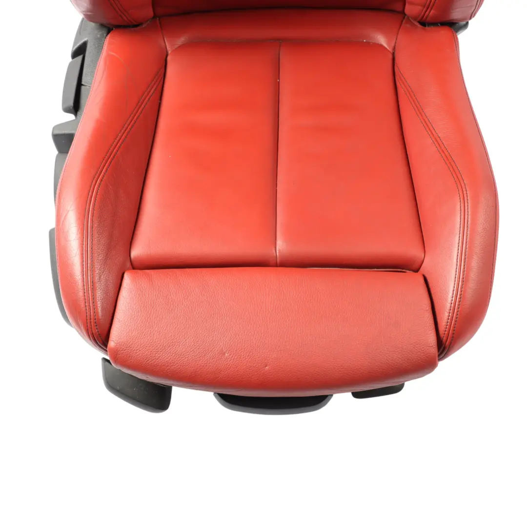 Front Right O/S Heated Interior Leather Dakota Korall Red to BMW F21 Sport Seat with Part number 7392472 BMW F21 Sport Seat Front Right O/S Heated Interior Leather Dakota Korall Red - SKU 7392472-5 - Part number 7392472