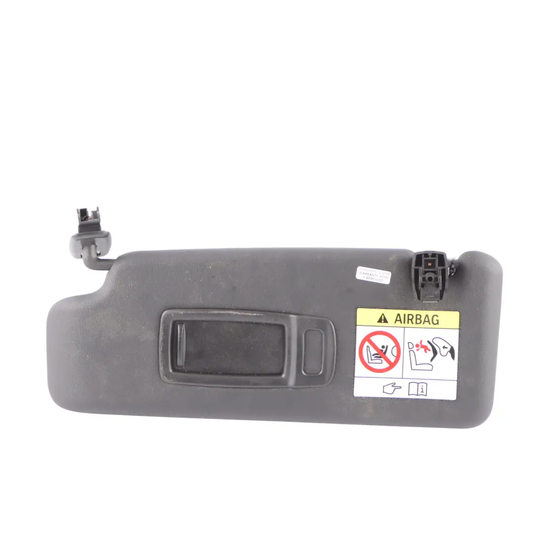 BMW F44 F46 Osłona Przeciwsłoneczna Lusterko Czarna Lewy Przód - SKU 7401373 - Numer Części 7401373