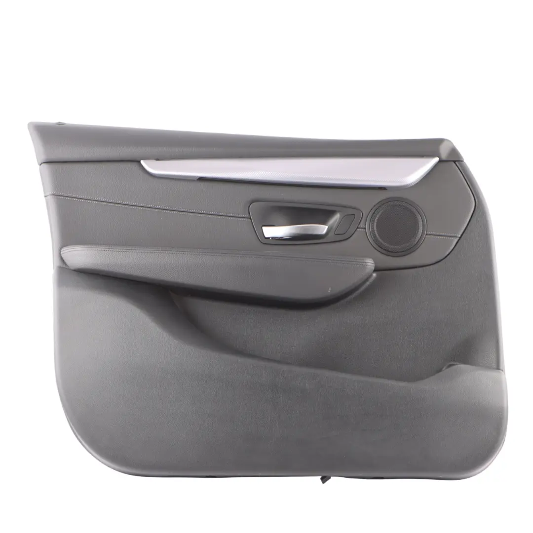 BMW F45 F46 Door Card Front Left N/S Door Lining Panel HiFi Leather Black Grey - SKU 7404819-1 - Part number 7404819