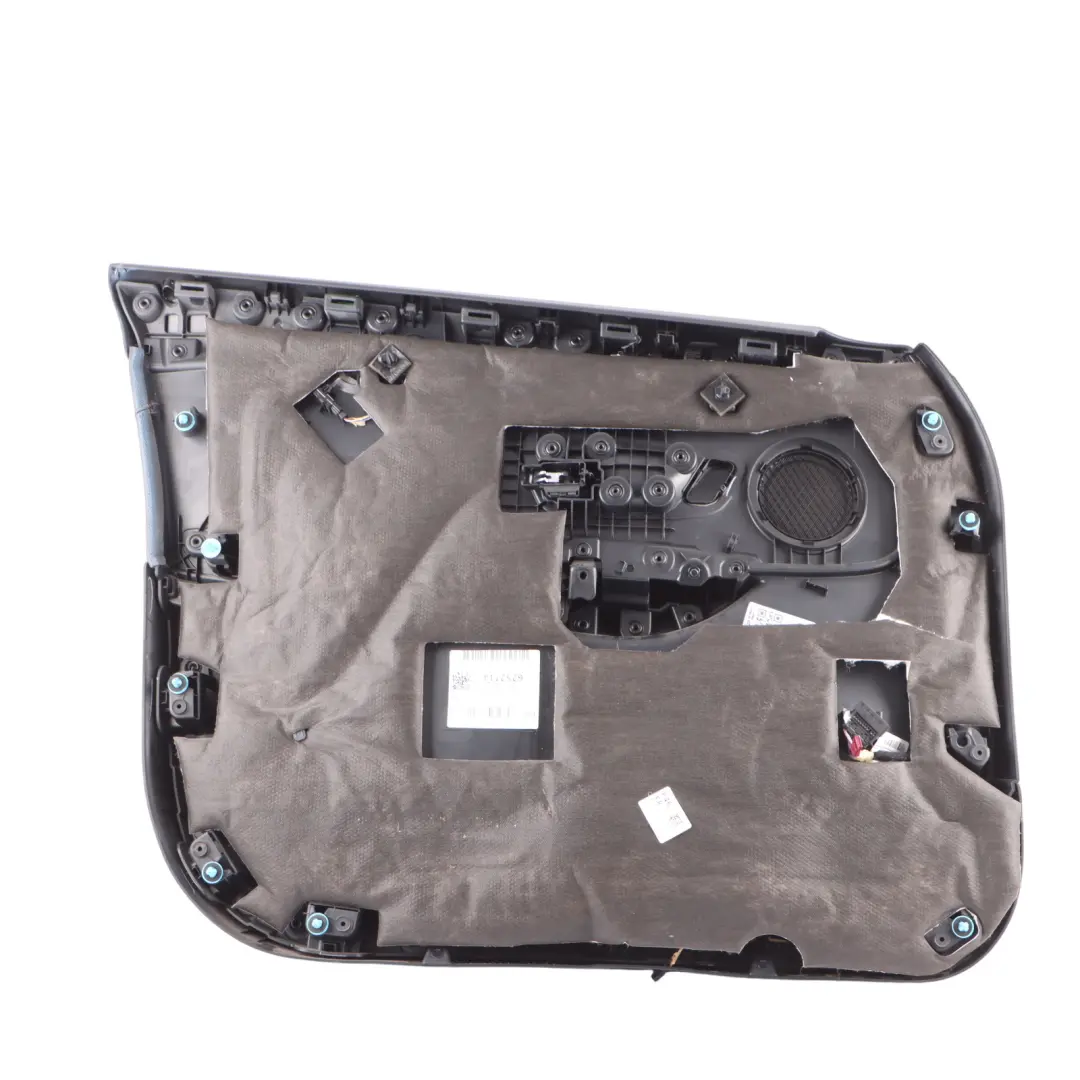 Door Card Front Right O/S Door Lining Panel HiFi Leather Black Grey to BMW F46 with Part number 7404820 BMW F46 Door Card Front Right O/S Door Lining Panel HiFi Leather Black Grey - SKU 7404820-1 - Part number 7404820