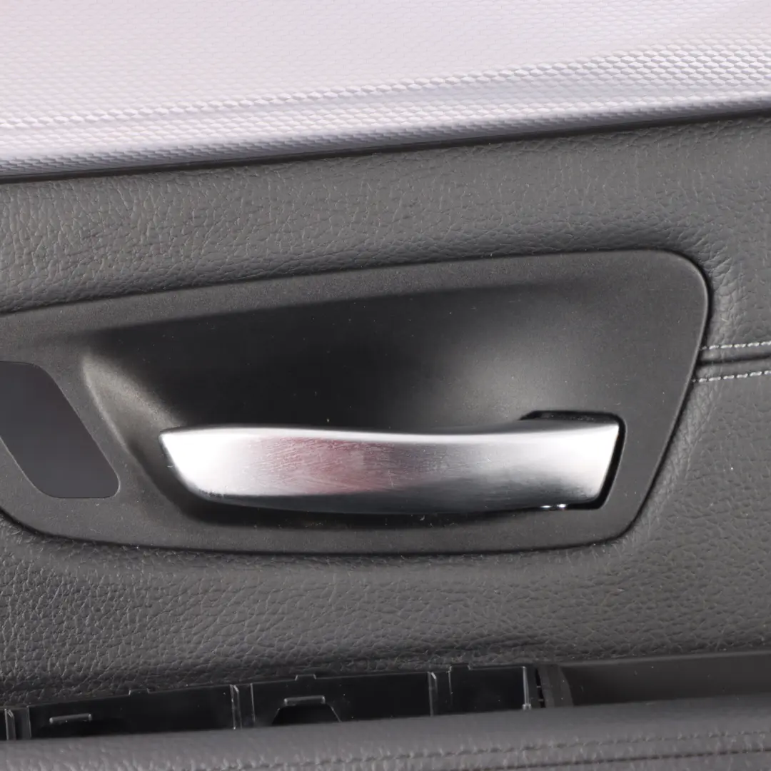 Door Card Front Right O/S Door Lining Panel HiFi Leather Black Grey to BMW F46 with Part number 7404820 BMW F46 Door Card Front Right O/S Door Lining Panel HiFi Leather Black Grey - SKU 7404820-1 - Part number 7404820