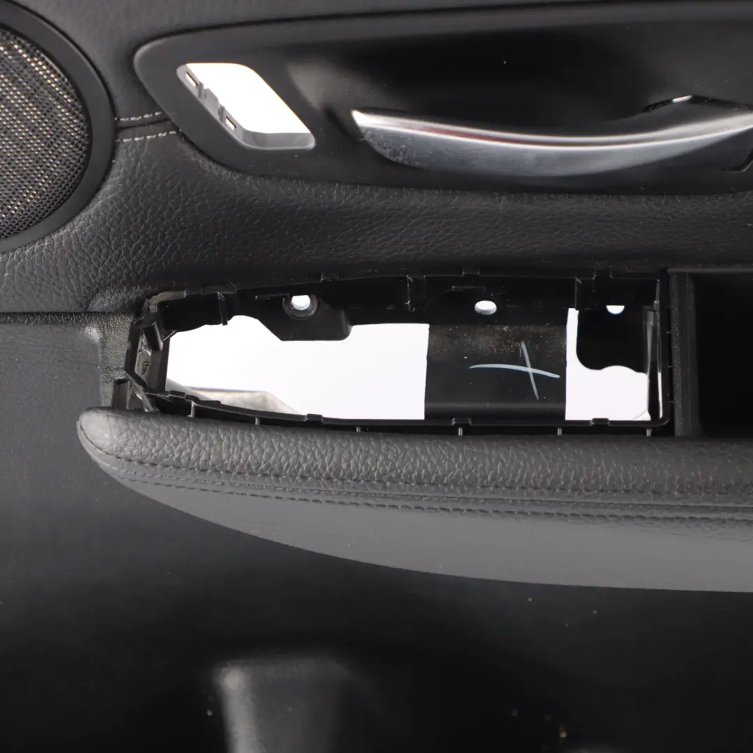 Door Card Front Right O/S Door Lining Panel HiFi Leather Black Grey to BMW F46 with Part number 7404820 BMW F46 Door Card Front Right O/S Door Lining Panel HiFi Leather Black Grey - SKU 7404820-1 - Part number 7404820