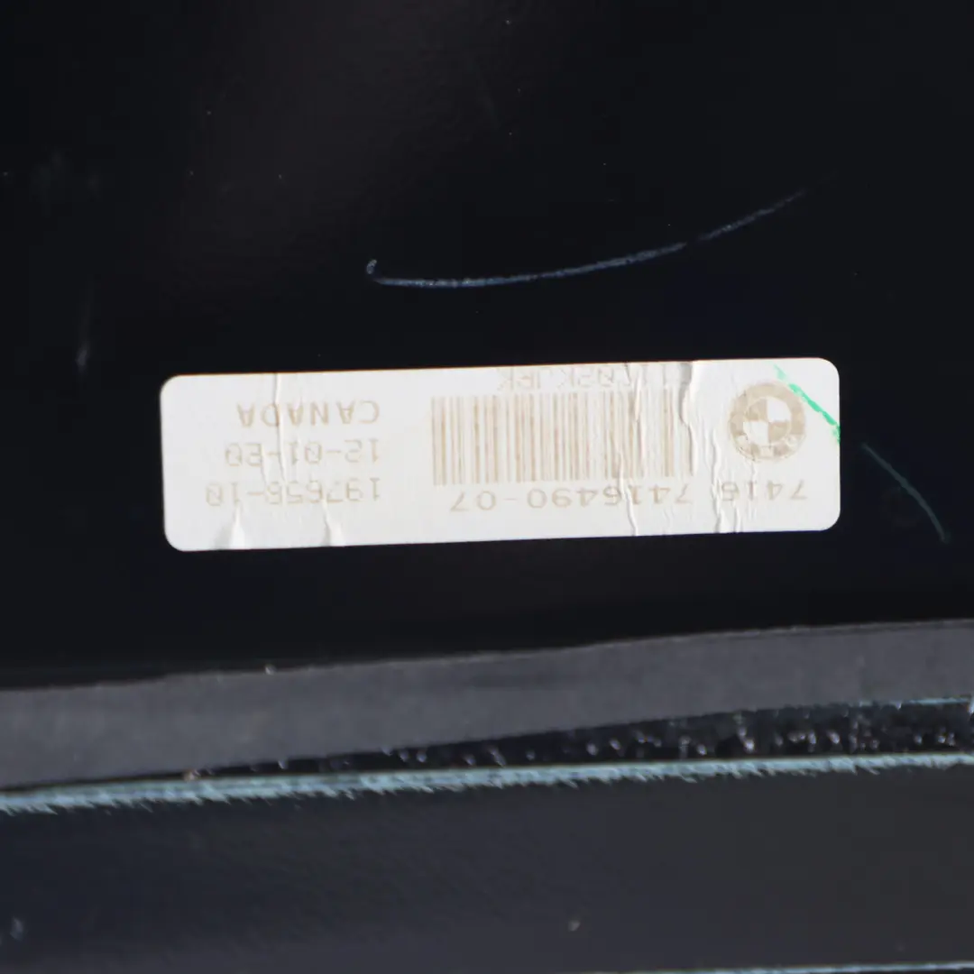BMW X4 F98 G02 Finisher B-Pillar Esterno Anteriore Destro Porta Nero - SKU 7416490 - Numero di parte 7416490