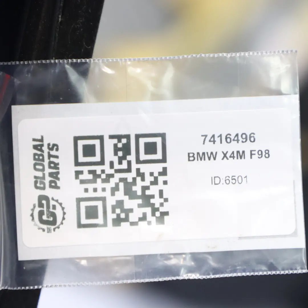 BMW X4M F98 Joint Vitrage Porte Avant Droite Guide Frame Seal Trim - SKU 7416496 - Numéro de pièce 7416496