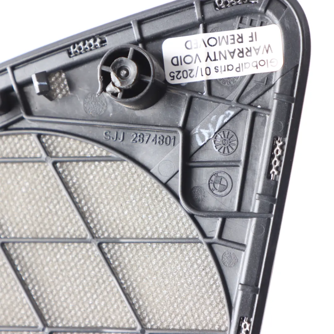 Door Card Speaker Cover Trim Panel Left N/S to BMW F90 G30 F31 G32 Rear with Part number 7416805 BMW F90 G30 F31 G32 Rear Door Card Speaker Cover Trim Panel Left N/S - SKU 7416805 - Part number 7416805