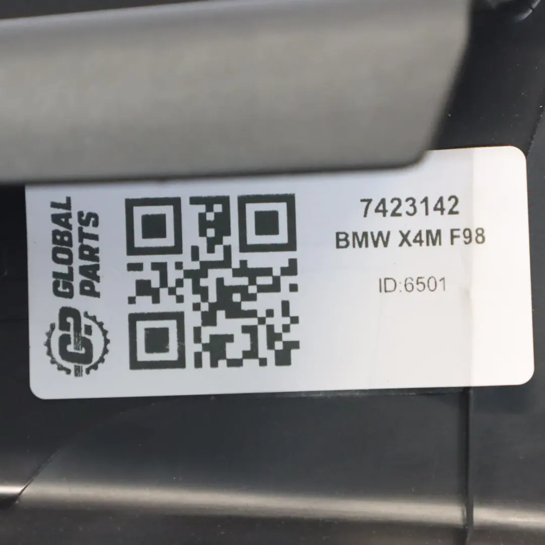  Window Frame BMW X4M F98 X4 G02 Front Door Right O/S Cover Trim Black - SKU 7423142 - Part number 7423142