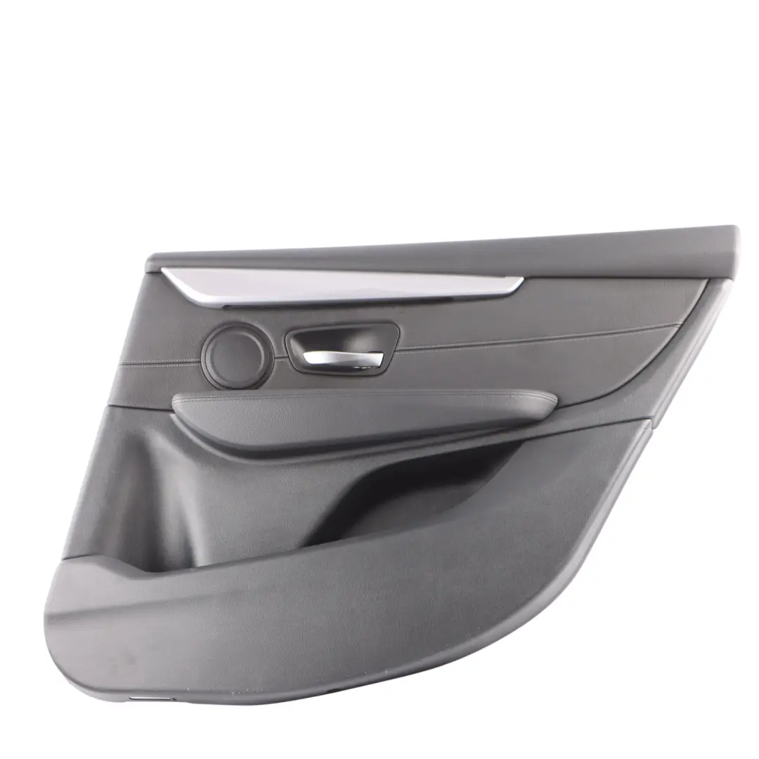 Door Card Rear Right O/S Door Lining Panel HiFi Leather Black Grey to BMW F46 with Part number 7426576 BMW F46 Door Card Rear Right O/S Door Lining Panel HiFi Leather Black Grey - SKU 7426576-1 - Part number 7426576