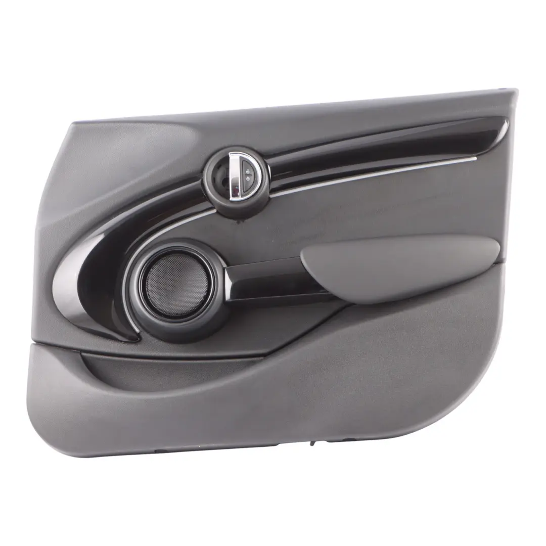 Tarjeta Puerta Delantera Forro Puerta Panel Embellecedor Negro para Mini F55 con número de pieza 7429342 Mini F55 Tarjeta Puerta Delantera Forro Puerta Panel Embellecedor Negro - SKU 7429342 - Número de pieza 7429342