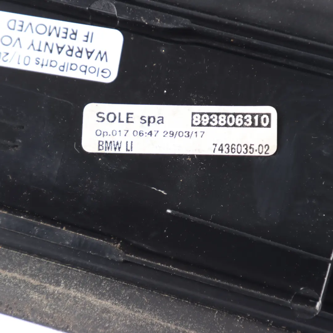 Entrance Door Sill BMW F32 F82 Cover Strip Front Left N/S to with Part number 7436035 Entrance Door Sill BMW F32 F82 Cover Strip Front Left N/S - SKU 7436035 - Part number 7436035