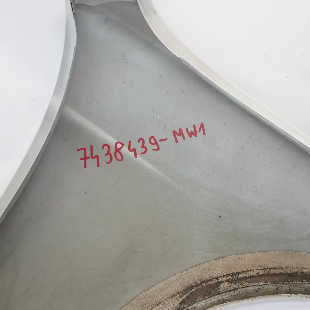  Side Wing Fender BMW F30 F31 Front Left N/S Panel Mineral White Metallic - A96 - SKU 7438439-MW1 - Part number 7438439